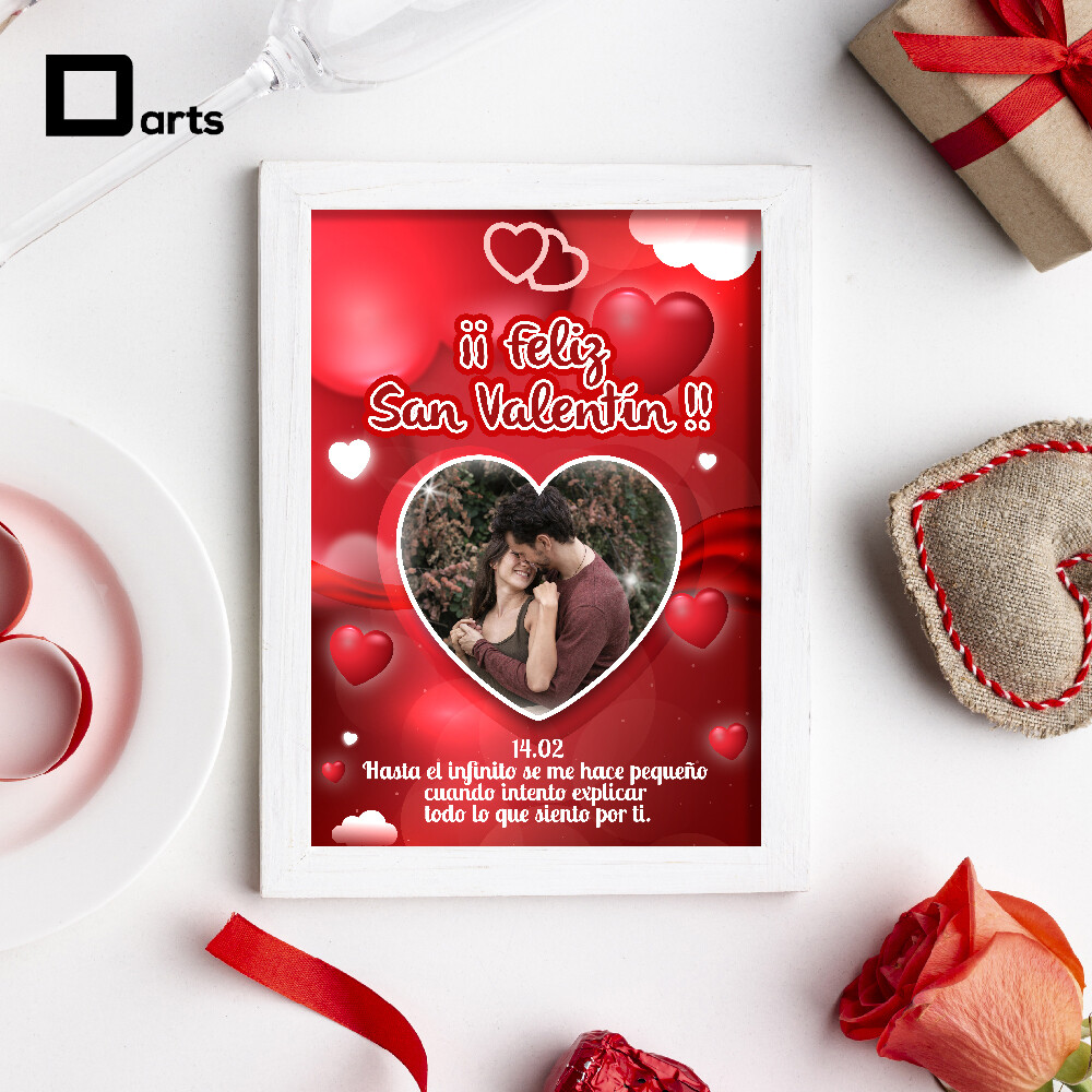 CUADROS PERSONALIZADOS DE PAREJAS SAN VALENTIN