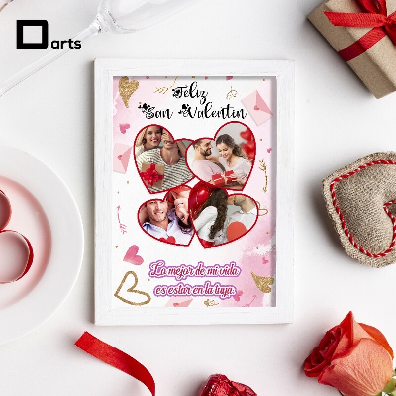 CUADROS PERSONALIZADOS DE PAREJAS SAN VALENTIN