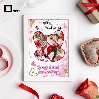CUADROS PERSONALIZADOS DE PAREJAS SAN VALENTIN