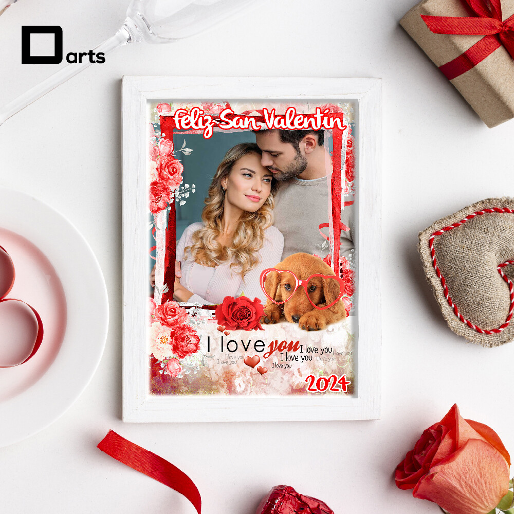 CUADROS PERSONALIZADOS DE PAREJAS SAN VALENTIN