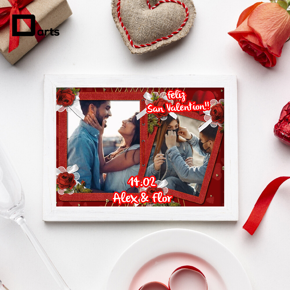 CUADROS PERSONALIZADOS DE PAREJAS SAN VALENTIN