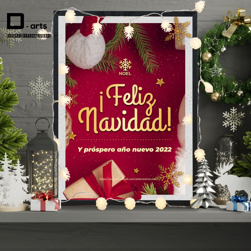 CUADROS PERSONALIZADOS DE NAVIDAD