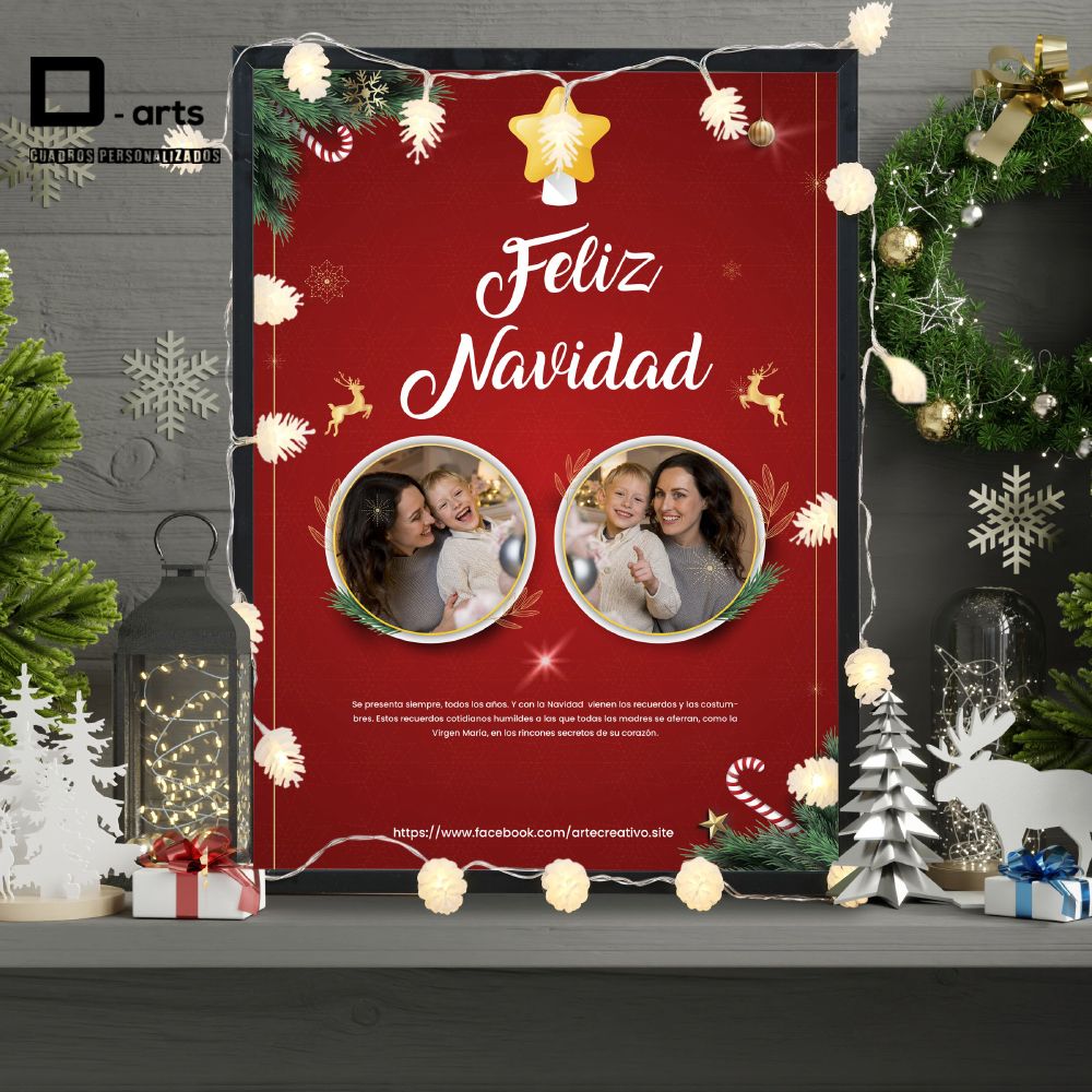 CUADROS PERSONALIZADOS DE NAVIDAD
