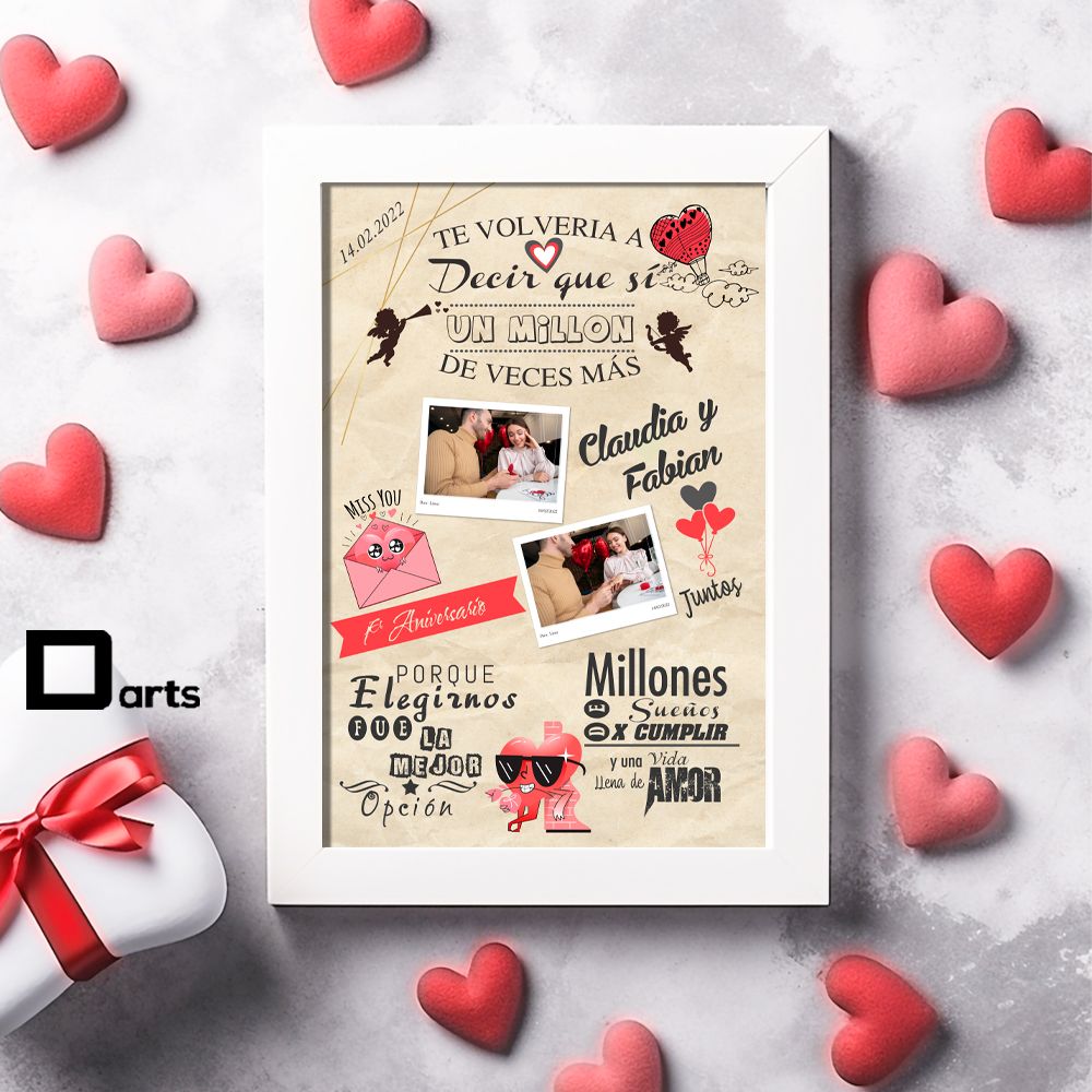 CUADROS PERSONALIZADOS DE PAREJAS