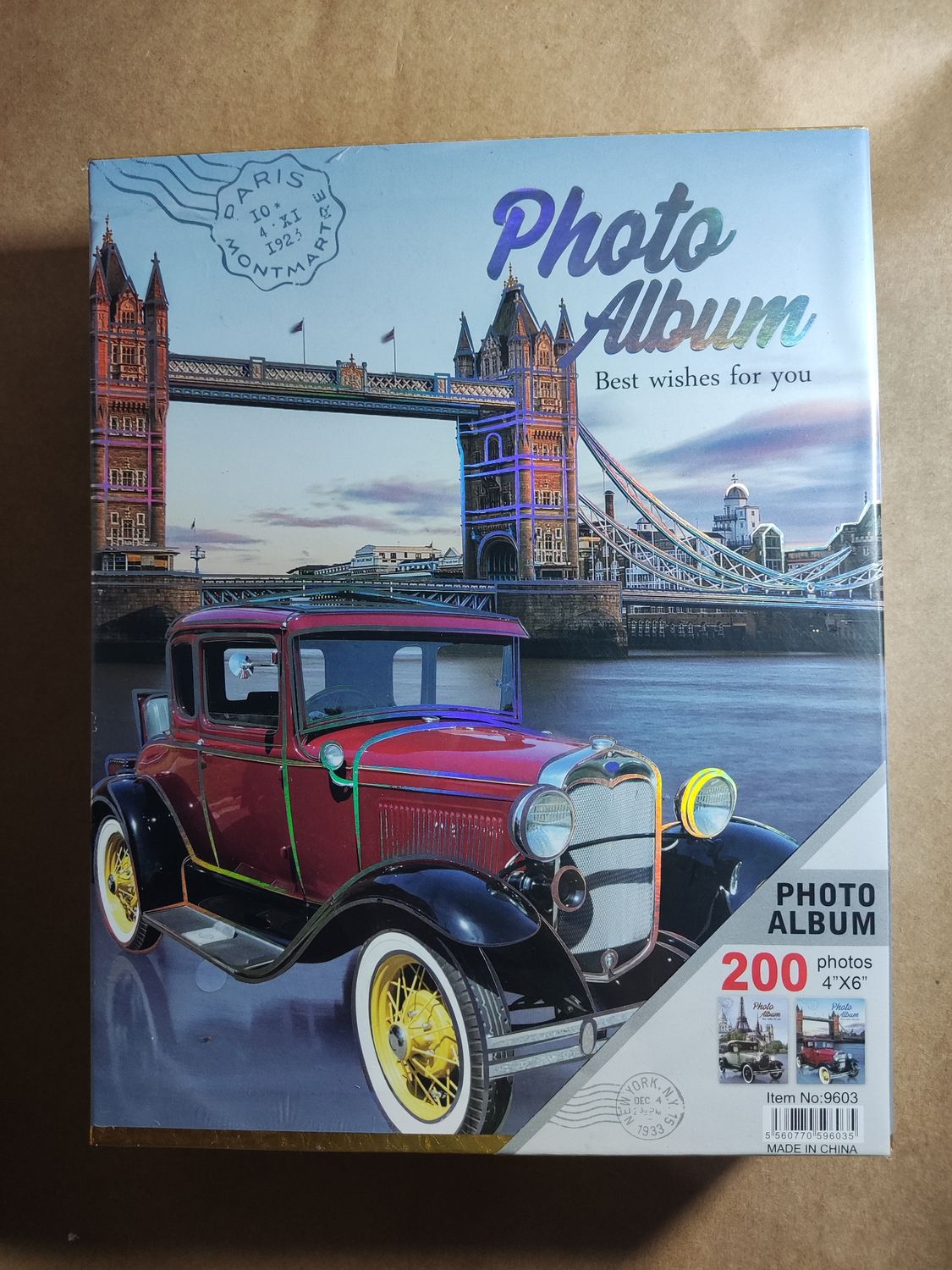 Álbum de fotos capacidad para 200 fotos