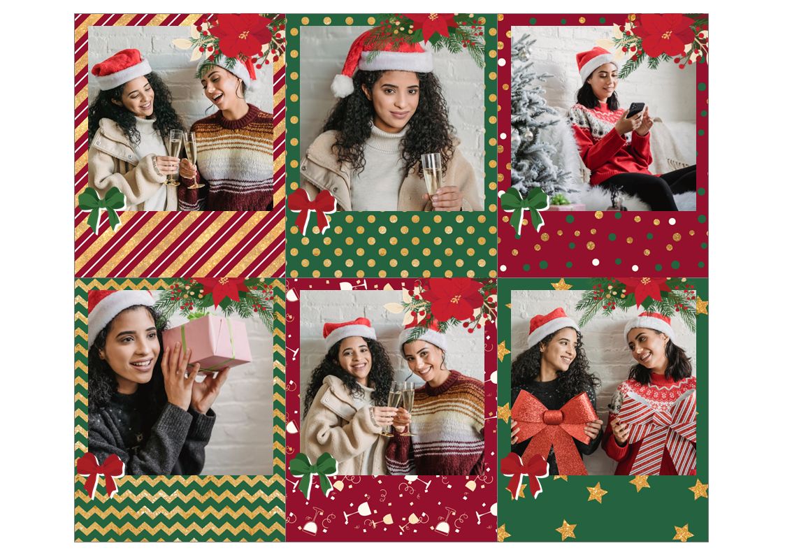 FOTOS IMANTADAS POLAROID NAVIDEÑAS