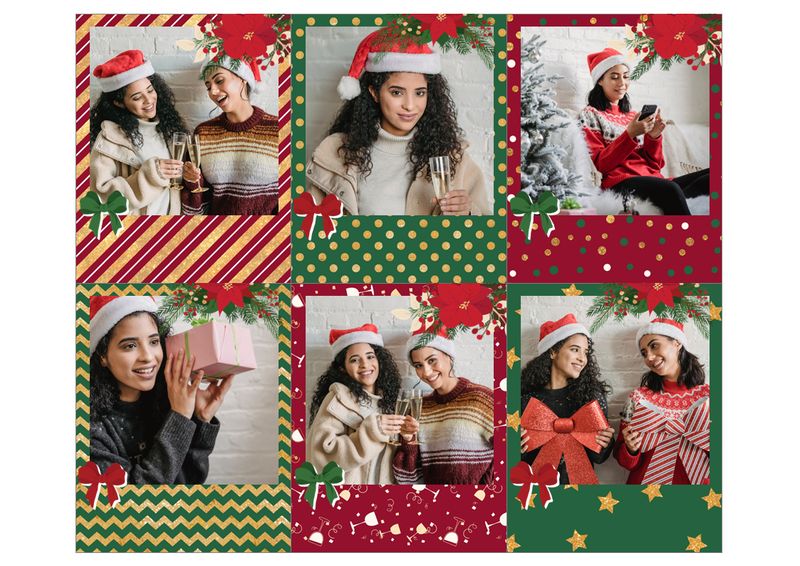 FOTOS IMANTADAS POLAROID NAVIDEÑAS