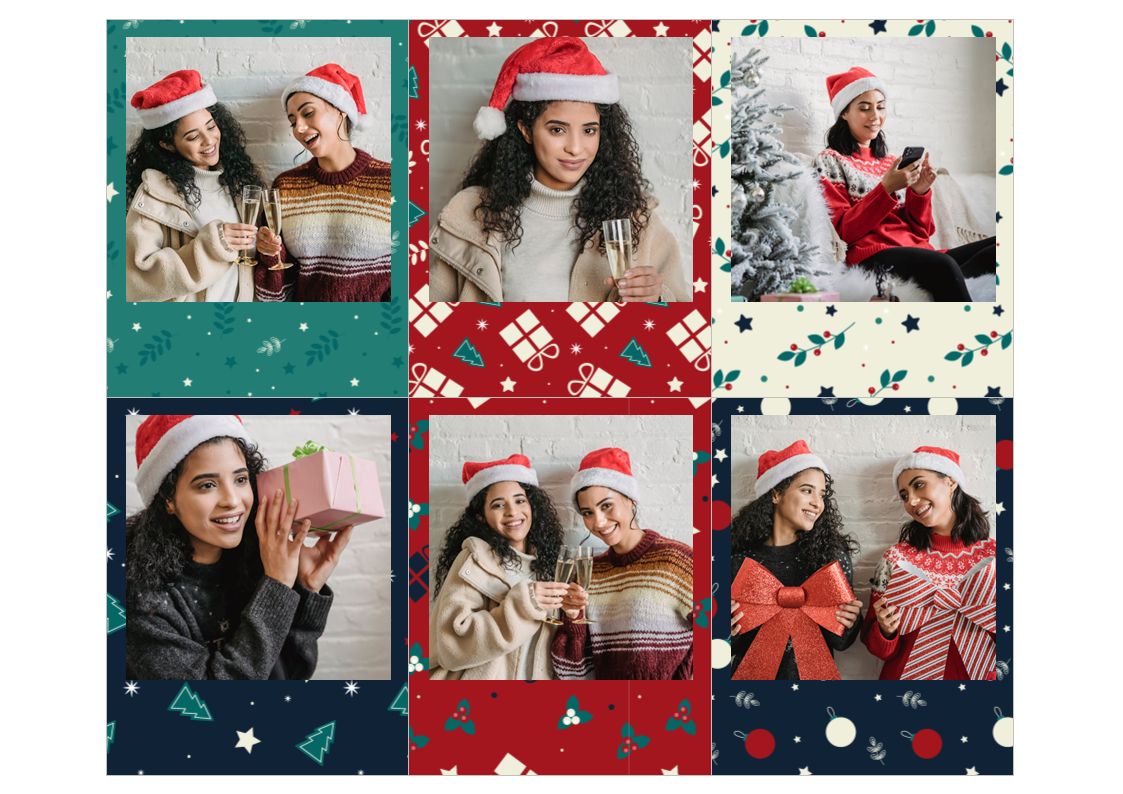 FOTOS IMANTADAS POLAROID NAVIDEÑAS