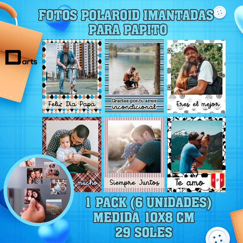 FOTOS IMANTADAS POLAROID PARA PAPITO