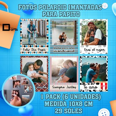 FOTOS IMANTADAS POLAROID PARA PAPITO