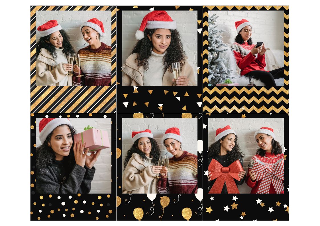 FOTOS IMANTADAS POLAROID NAVIDEÑAS