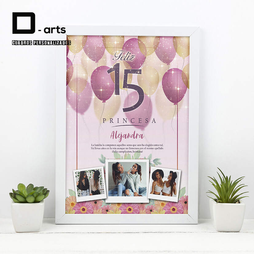 CUADROS PERSONALIZADOS DE CUMPLEAÑOS