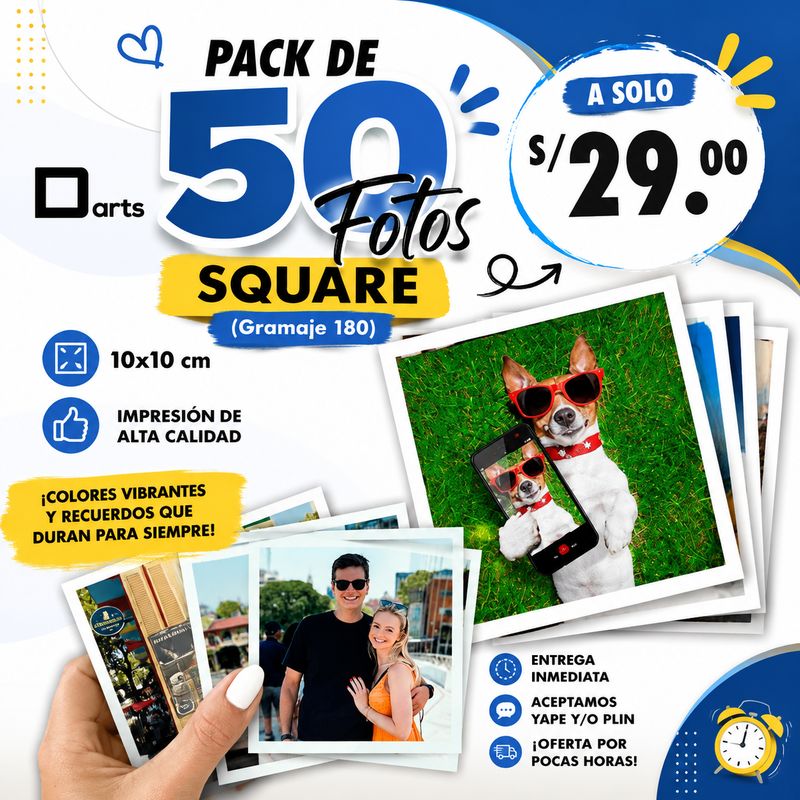 PACK 50 FOTOS SQUARE PACK 50 FOTOS SQUARE