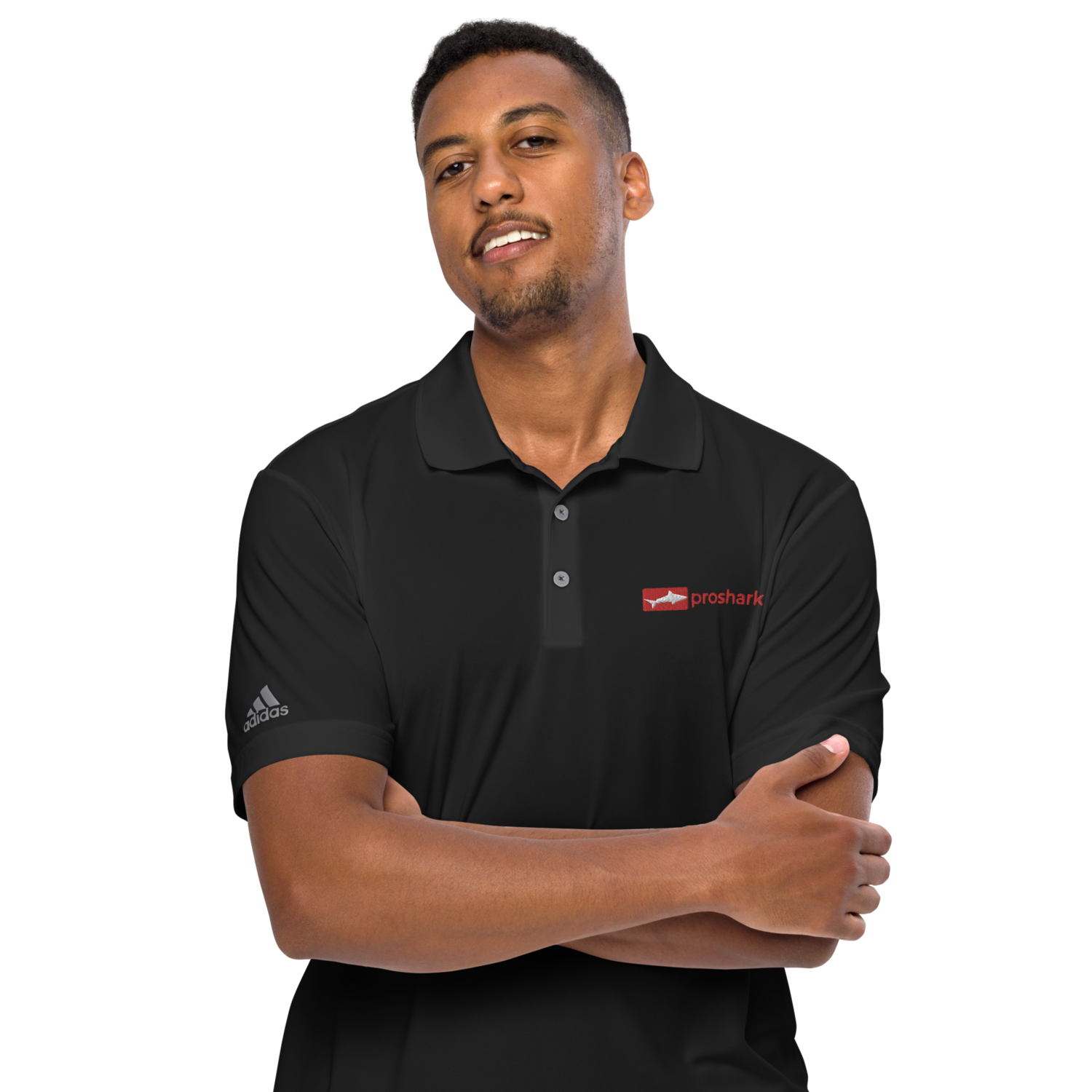 Adidas Performance Polo Shirt, Color: Black, Size: S