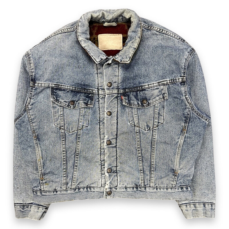 Vtg Blanket Lined Levi's Denim Jacket Medium