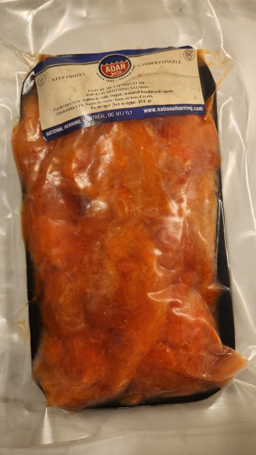 Fish (smoked): Smoked Salmon TRIMS - 454gr