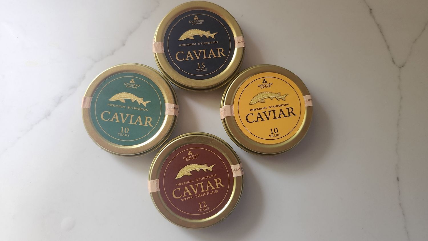 Caviar: BULK SETS A and B- Black Sturgeon Caviar-premium line