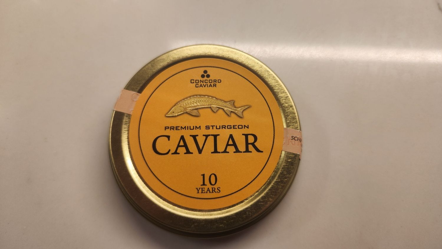 Caviar: Black Sturgeon Caviar-premium line (YELLOW: AMUR)