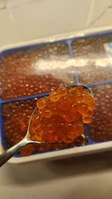 Caviar (red): CHUM (KETA) Salmon Caviar.  1kg with removable partitions. LOW SALT. KOSHER. highest quality