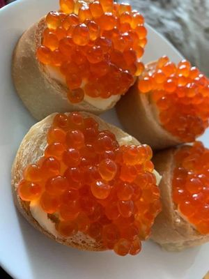 Caviar (red): PINK (Gorbusha) Salmon caviar. KOSHER (LOW-SALT) - 250gr