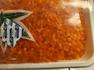 Caviar (red): CHUM (KETA) Salmon Caviar 500gr. LOW SALT. KOSHER. 2025 catch.