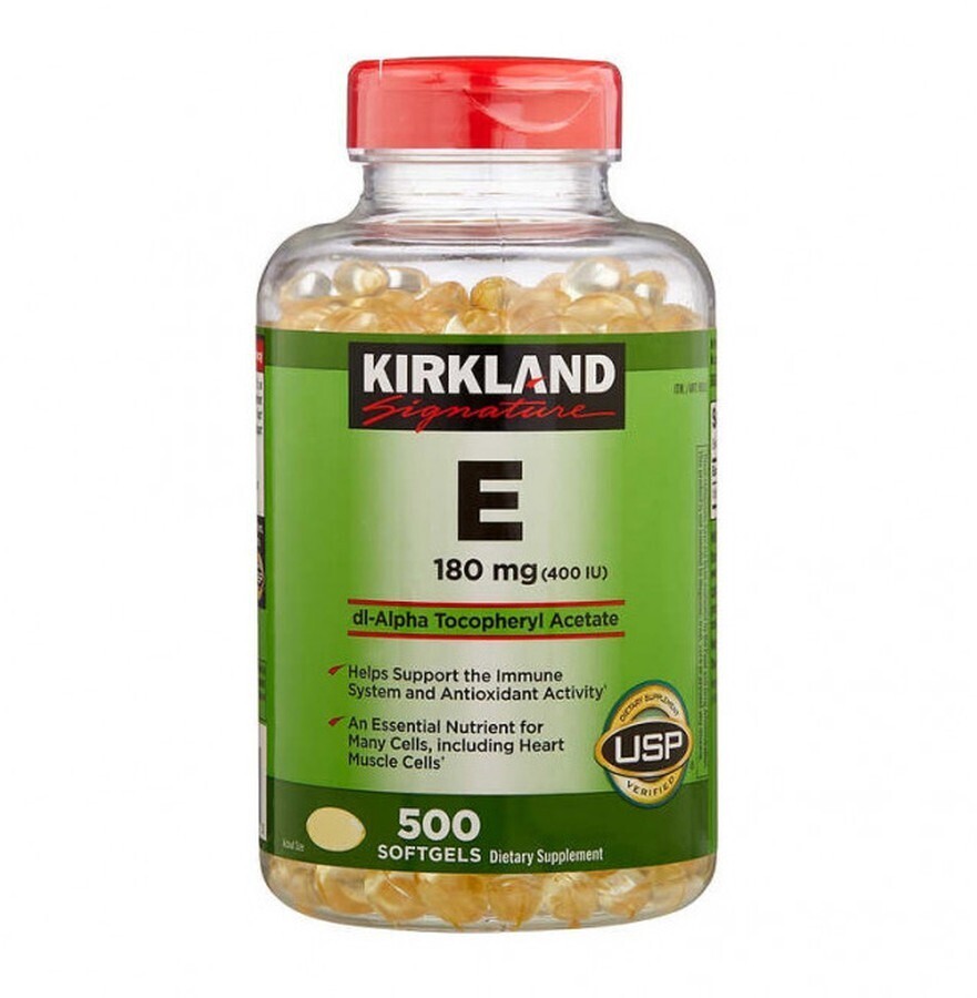 Kirkland Vitamin E 400 IU (500 softgels)
