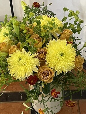 Honey &amp; Whiskey Hand Tie Bouquet