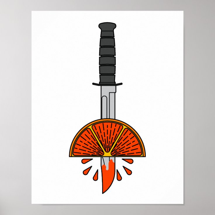 Blood Orange Print
