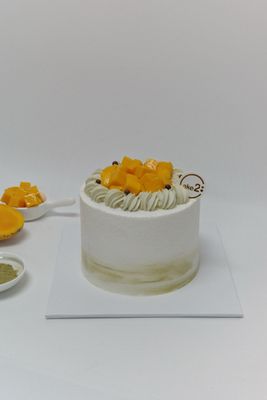 玄米茶x芒果