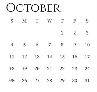 Timetable &amp; Shipping Fee