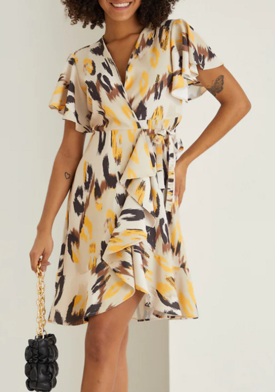 Multi Ruffle Mini (Yellow) UK Sizes