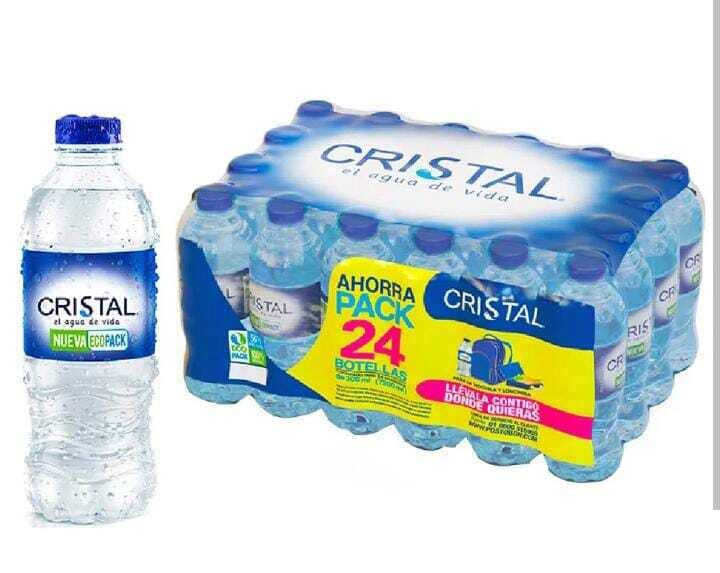Agua cristal 300ml x24