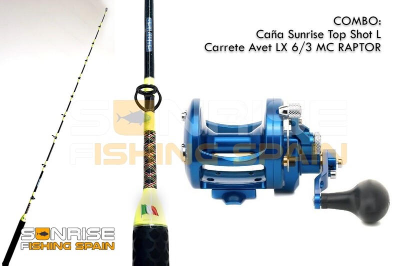 Combo Sunrise Top Shot L y AVET LX6/3 RAPTOR