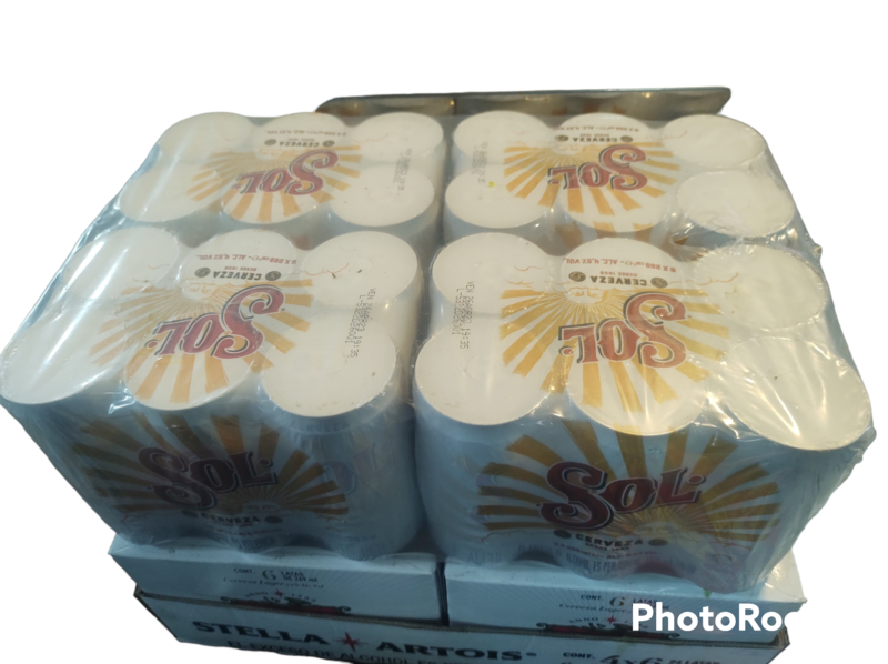 Bandeja cerveza sol 269 ml
