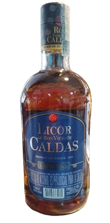 Ron viejo de Caldas Esencial 750 ml