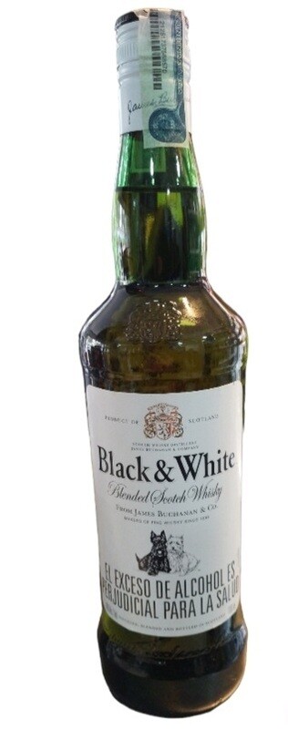 Whisky Black and White 700 ml