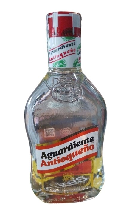 Aguardiente Antioqueño rojo 375 ml