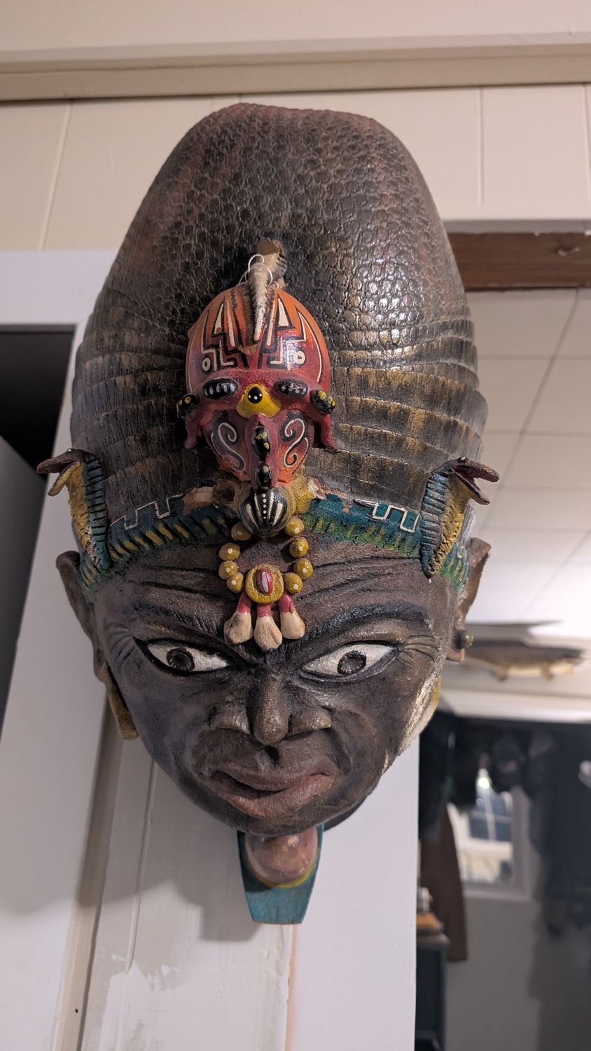 African armadillo mask
