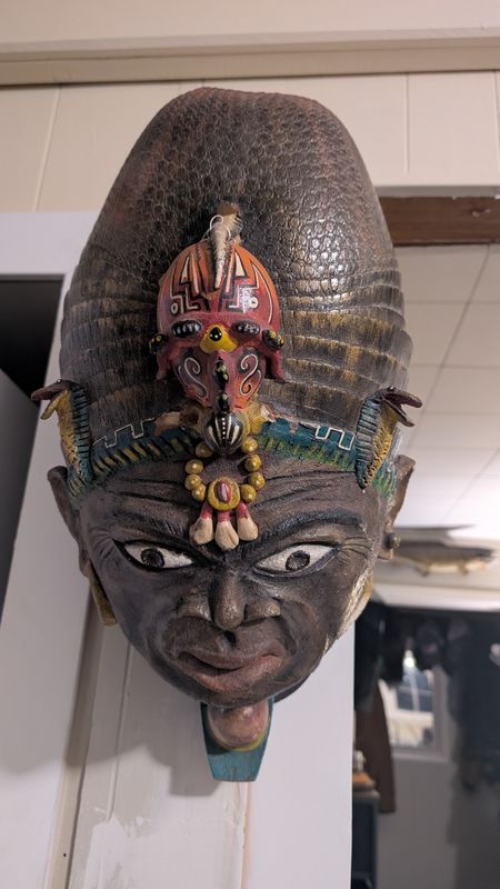 African armadillo mask
