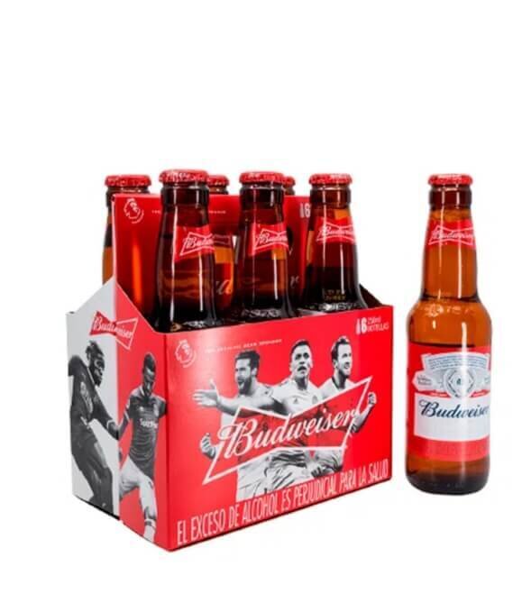 CERVEZA BUDWEISER BOTELLA * 250 ML X 24 UND