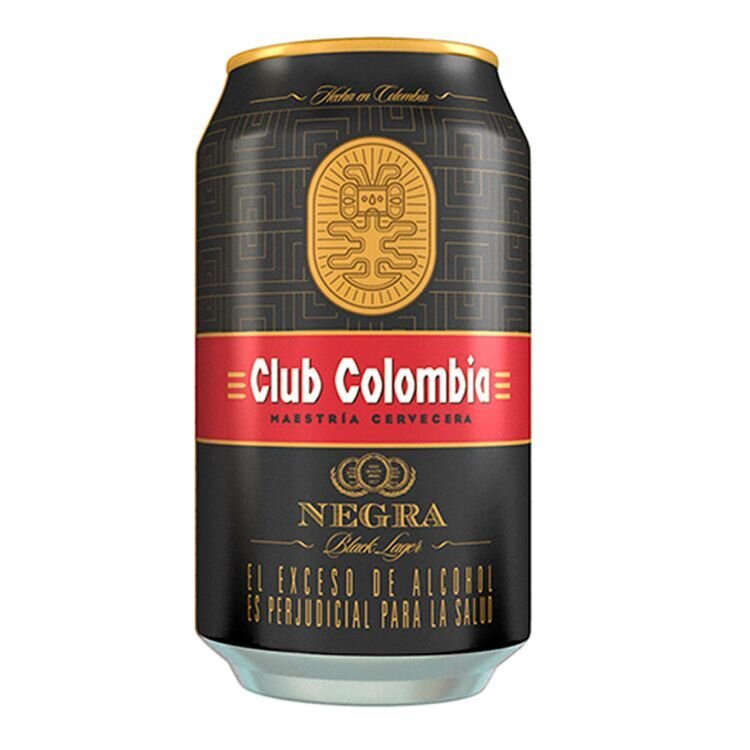 CERVEZA CLUB COLOMBIA NEGRA LATA 330 ML * 24 UND