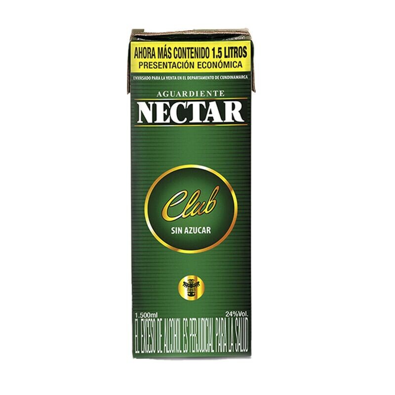 AGUARDIENTE NECTAR CLUB 1.5 LITROS
