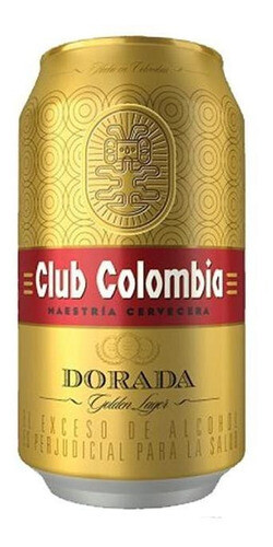 CERVEZA CLUB COLOMBIA DORADA LATA 330 ML * 24 UND