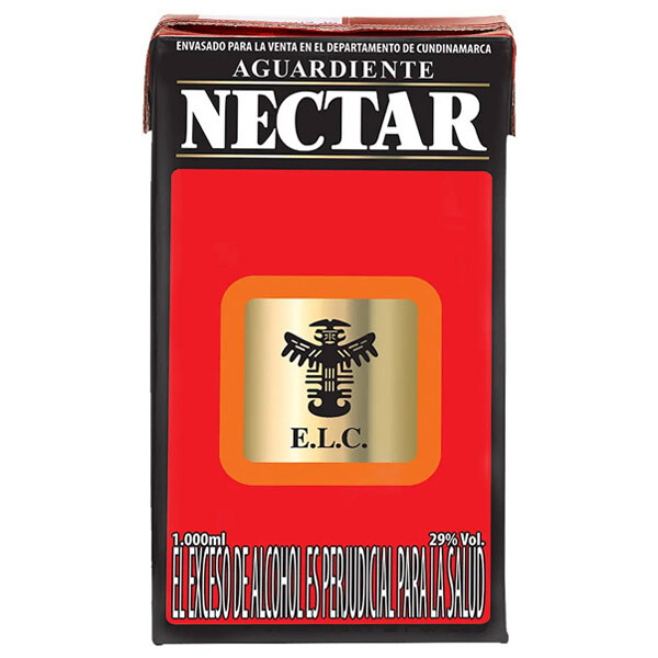 AGUARDIENTE NECTAR ROJO LITRO 1.000 CC