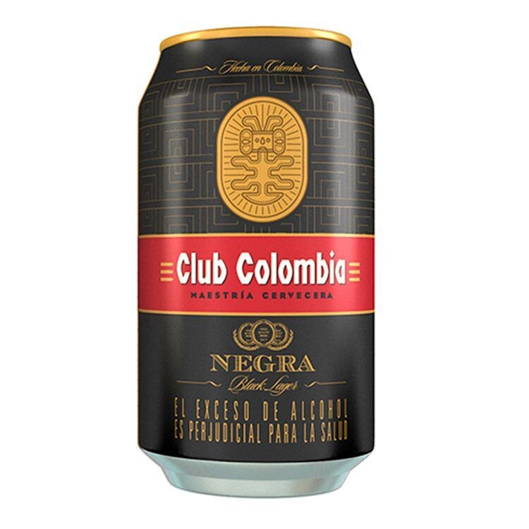 CERVEZA CLUB COLOMBIA NEGRA LATA 330 ML * 24 UND