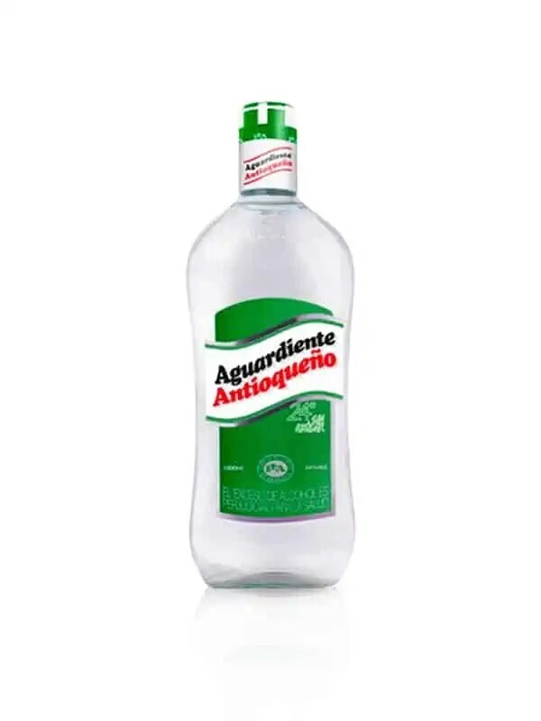 AGUARDIENTE ANTIOQUEÑO VERDE LITRO VIDRIO