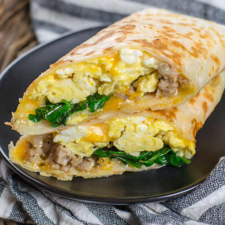 Crispy Sausage Egg Wrap