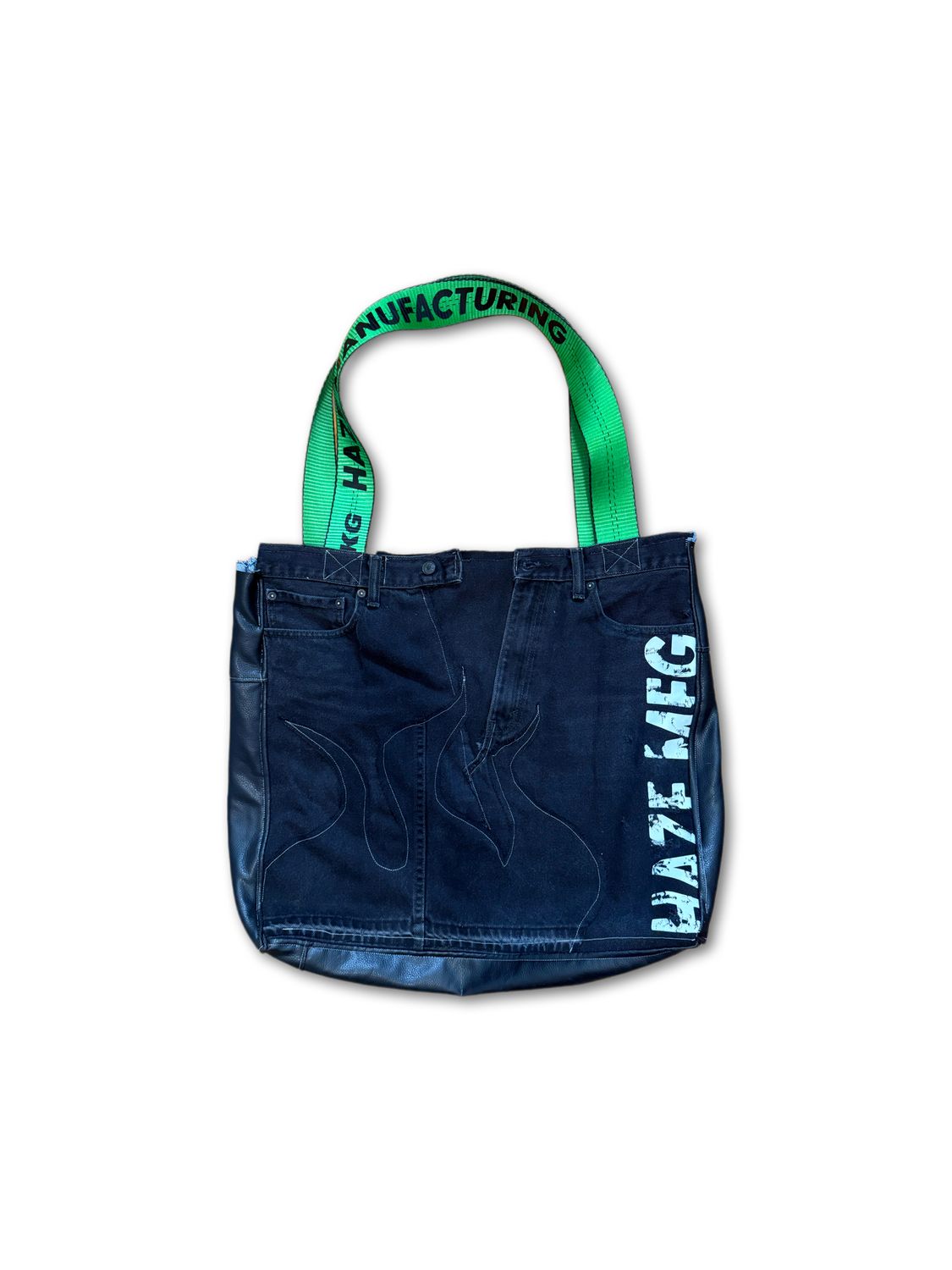 Black Denim Tote