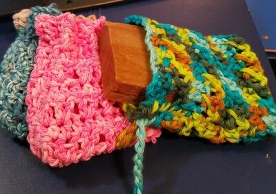 Soap saver sock