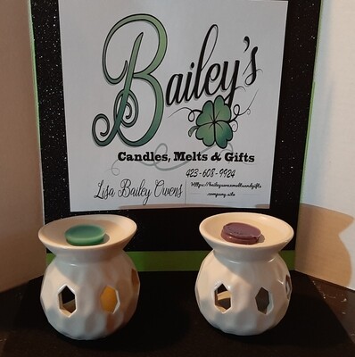 Ceramic Tea Light Melter  IVORY